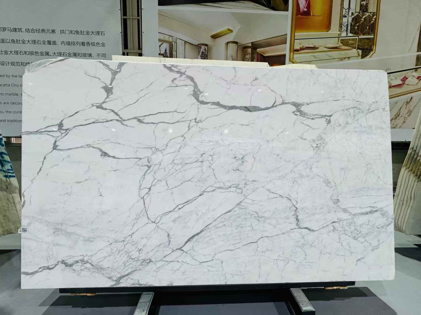 Statuen -Marmorinstallation und Designhandbuch