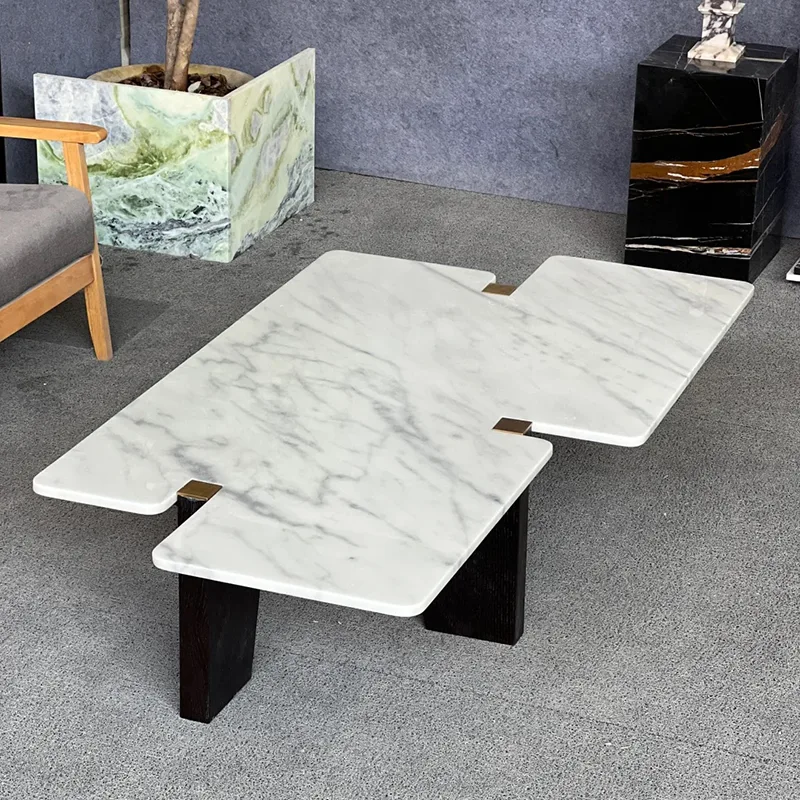 Carrara White Marmor Tischplatte