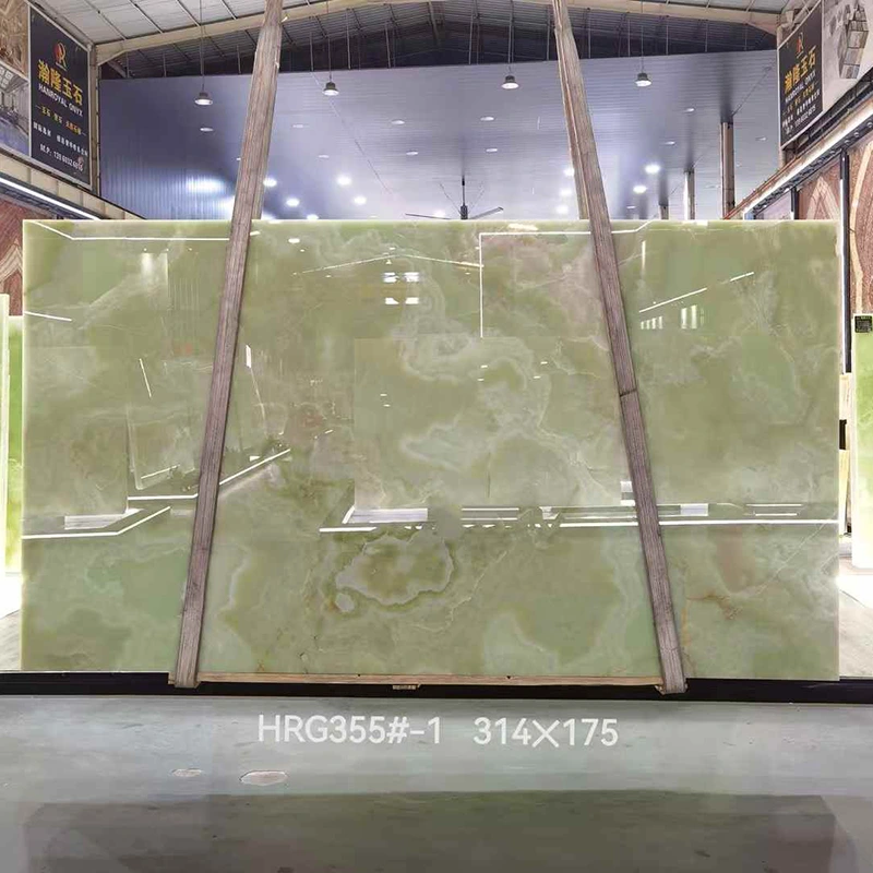 Grüne Onyx -Platten
