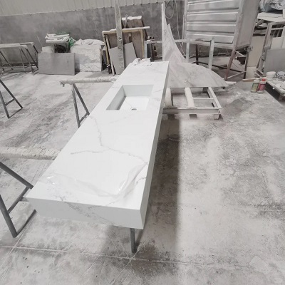 engineered quartz vanity top