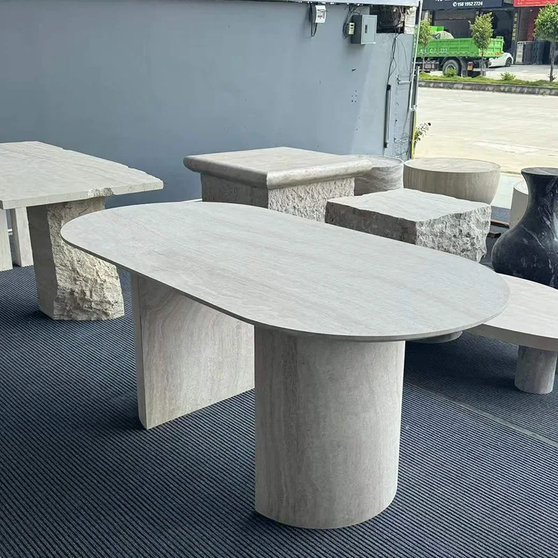 Super weiße Travertinplatten